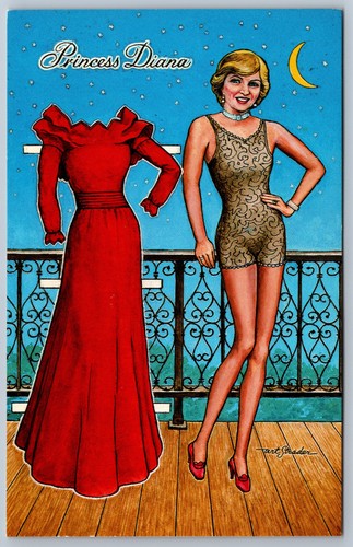 Princess diana paper doll - princess,